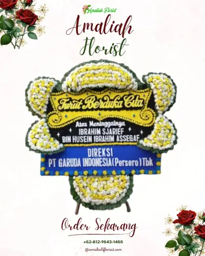 Papan Bunga Duka di Sukamanah