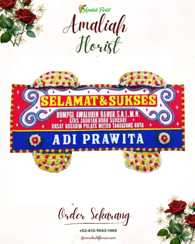Karangan Bunga Ucapan Selamat di Sukamanah